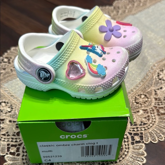 Toddler Unicorn Crocs - Picture 1 of 8